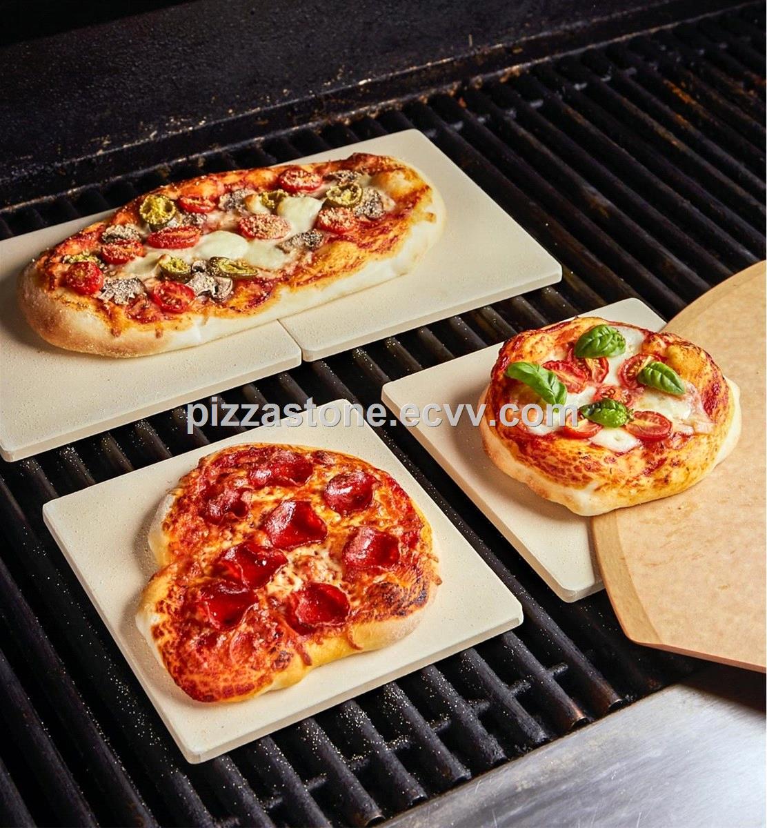 Rectangular BBQ baking Cordierite Ceramic Pizza Stones