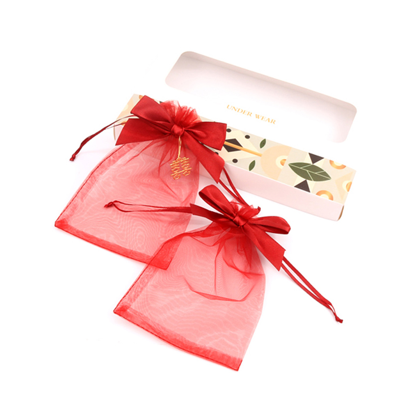 organza drawstring gift bagMJT20016