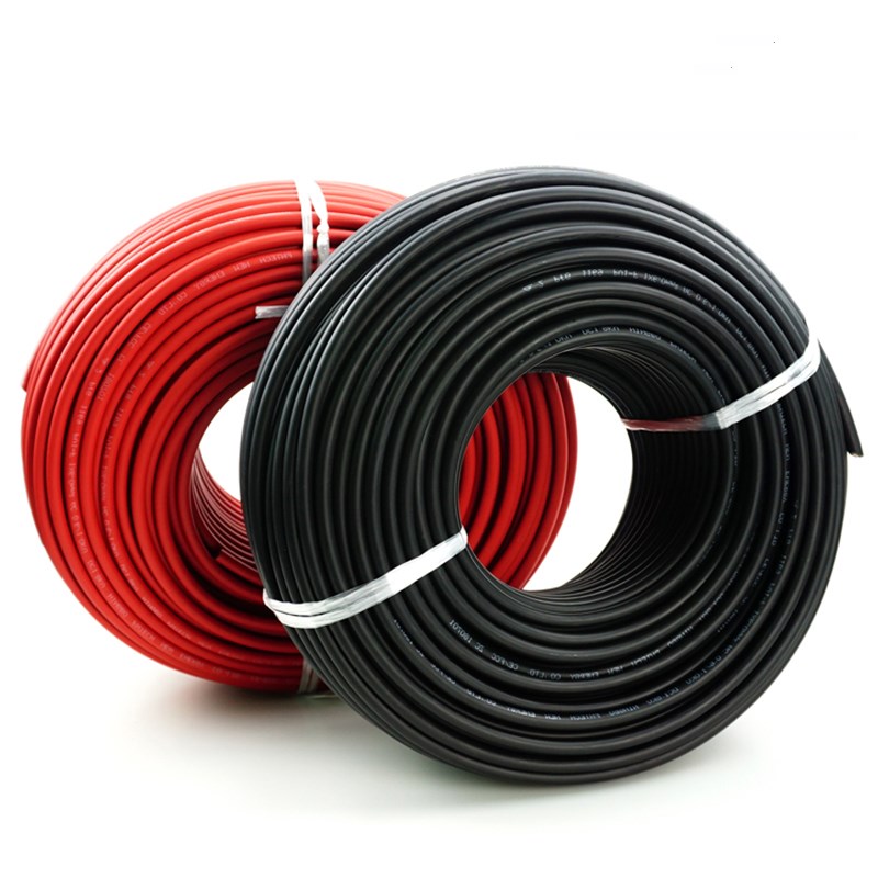TUV 2 PfG 1169 PV1F wire 1 2 core AC DC 6mm2 double core solar cable 15254610162535 mm2 TUV 2 PfG 1169 PV1F wire 1 2 core AC DC 6mm2 double core solar cable 15254610162535 mm2