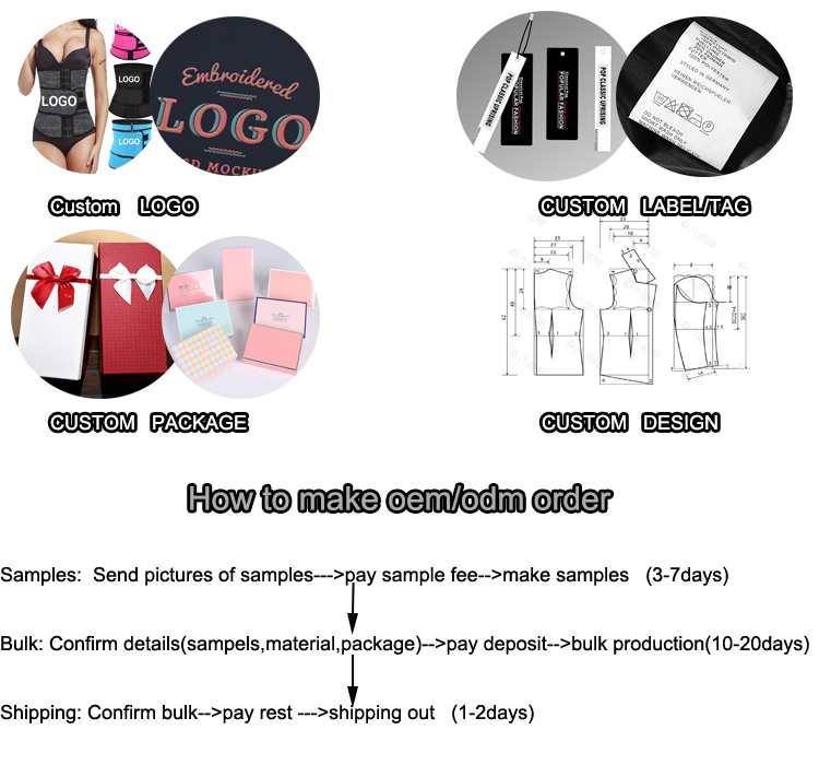 2020 New Custom Private Label Double Compression Latex Waist Trainer Corset