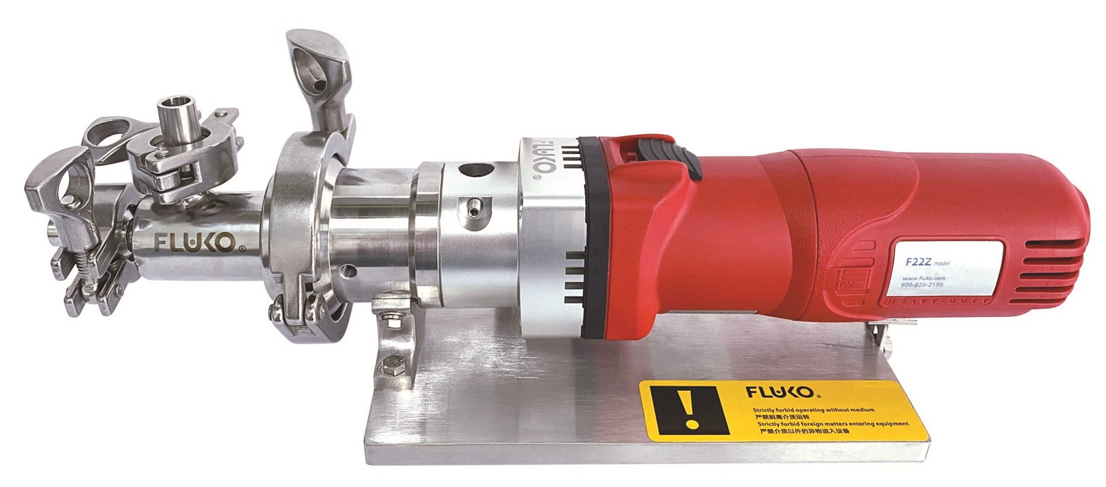 FLUKO F22Z high shear dispersing emulsifier