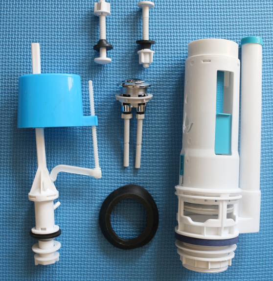 Toilet Flush PVC Dual FlushToilet Flush Tank Ballcock Inlet Valve Two One Piece Ceramic ball valve for Ceramic