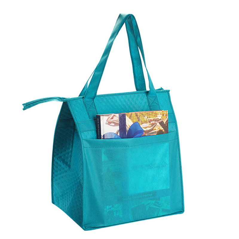 colored non woven cooler lunch tote bagMJT19009