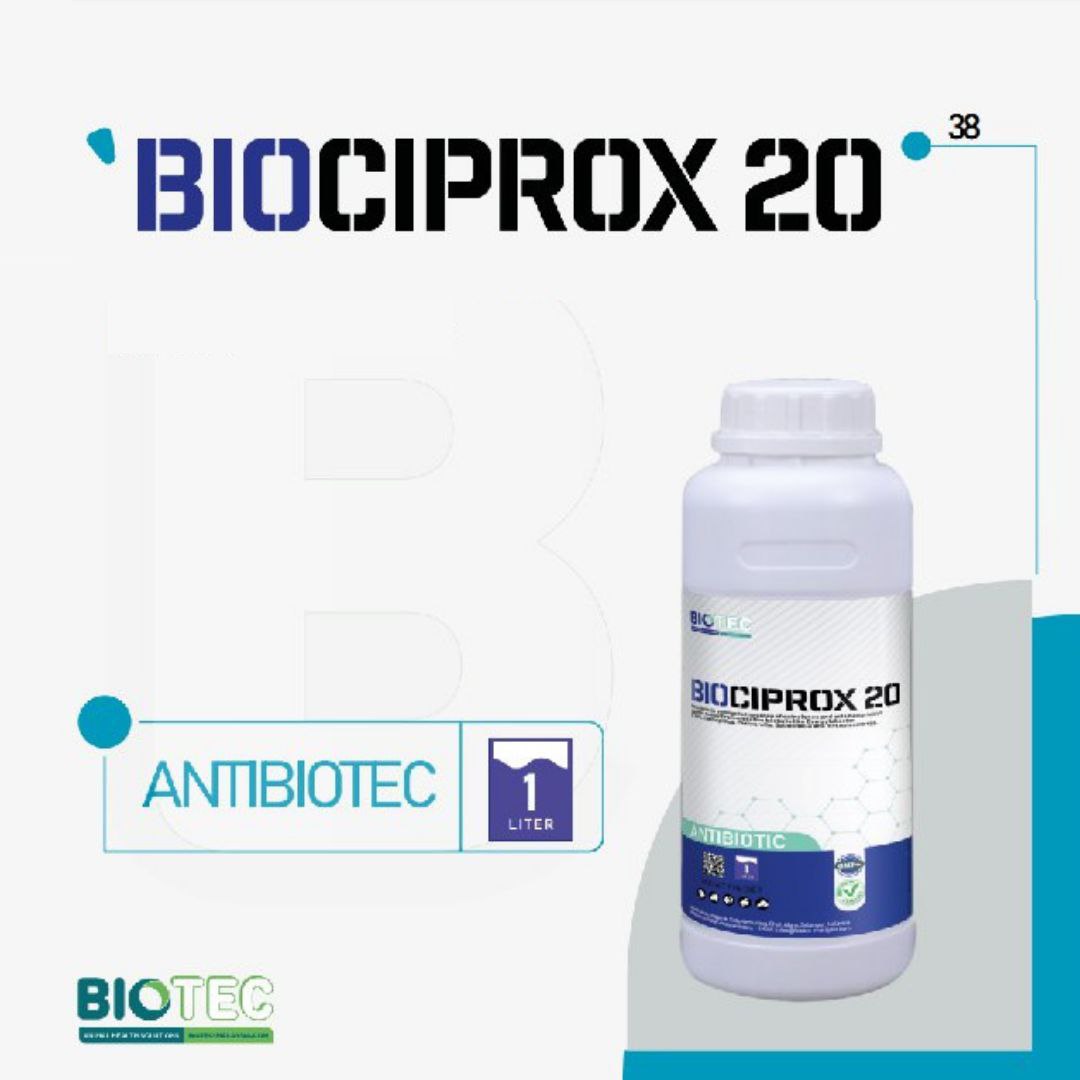 BIOCIPROX 20 Interflox200 Oral is indicated for treatment of infections caused by bacteria susceptible to enrofloxac