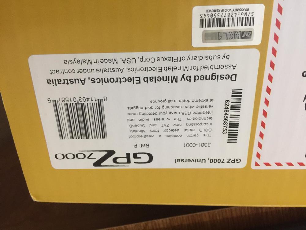 Discount Price For New Minelab GPZ 7000 Detector