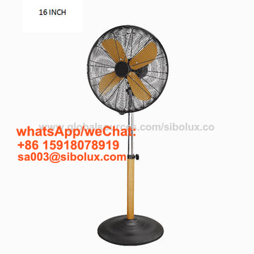 16 inch electric metal vintage stand fan16 standing fan for home and office appliances with 3 speeds setting