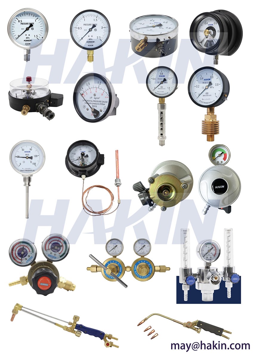 General Pressure Gauge for O2 CO2 Acetylene Propane Nitrogen Argon Gas Liquid Measurement GNPTBSPTBspf12 38 18 14