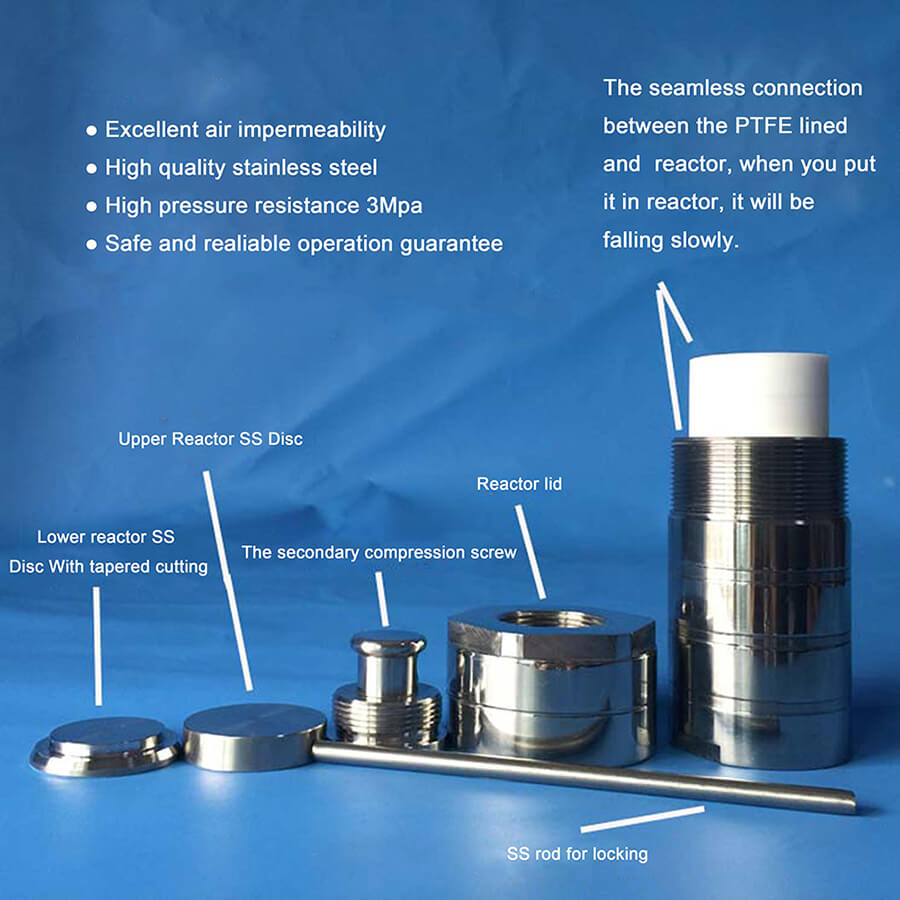 Stainless Steel Synthesis Reactor 102000ml PTFE Lined Hydrothermal Autoclave