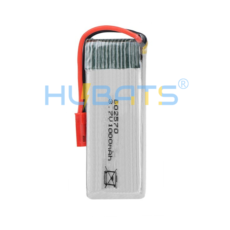 Hubats 602570 1000mAh 37v LiPolymer rechargeable battery