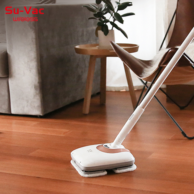 SUVAC DV8901 Cordless Electric Reciprocatingmotion Mop Cleaner with 110min Super long useFloor Cleaner Mop 2 in 1 Po