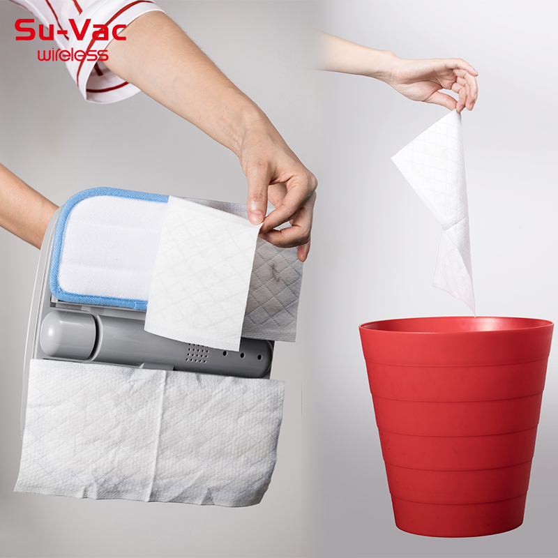 SUVAC DV8901 Cordless Electric Reciprocatingmotion Mop Cleaner with 110min Super long useFloor Cleaner Mop 2 in 1 Po