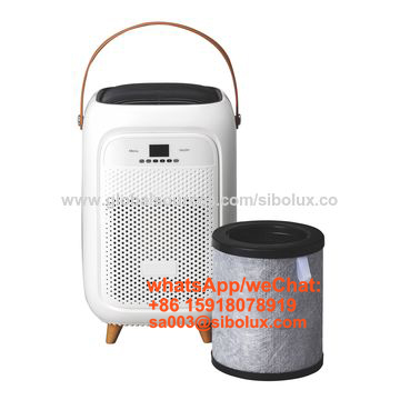 22021 New Home Smart Low Noise Fresh Desktop USB UV Air PurifierHotel Room Portable USB UV