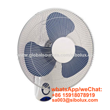 popular 16inch remote control electric oscillating plastic wall fan VENTILADOR