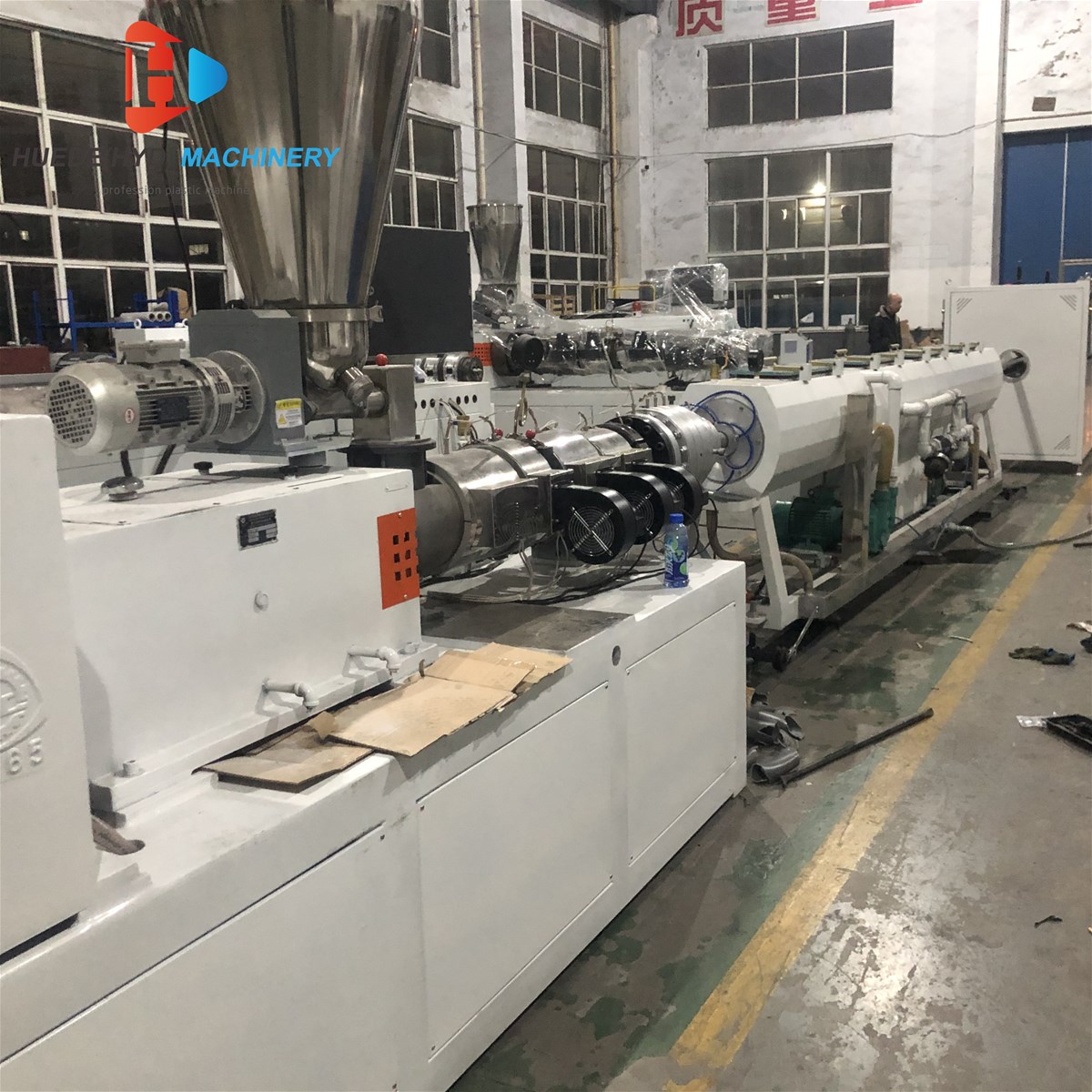 110mm250mm PVC Pipe Production Extrusion Line Machinery Plastic Pipe Tube Making Machinery Price