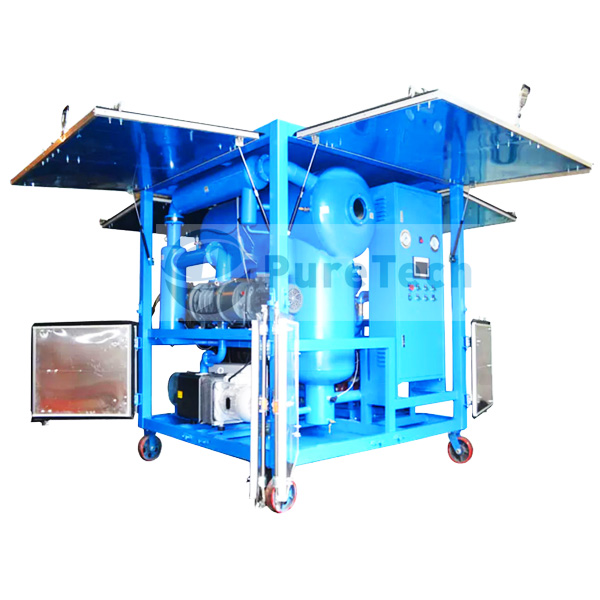 Enclosed Vacuum Transformer Oil Filtration Plant