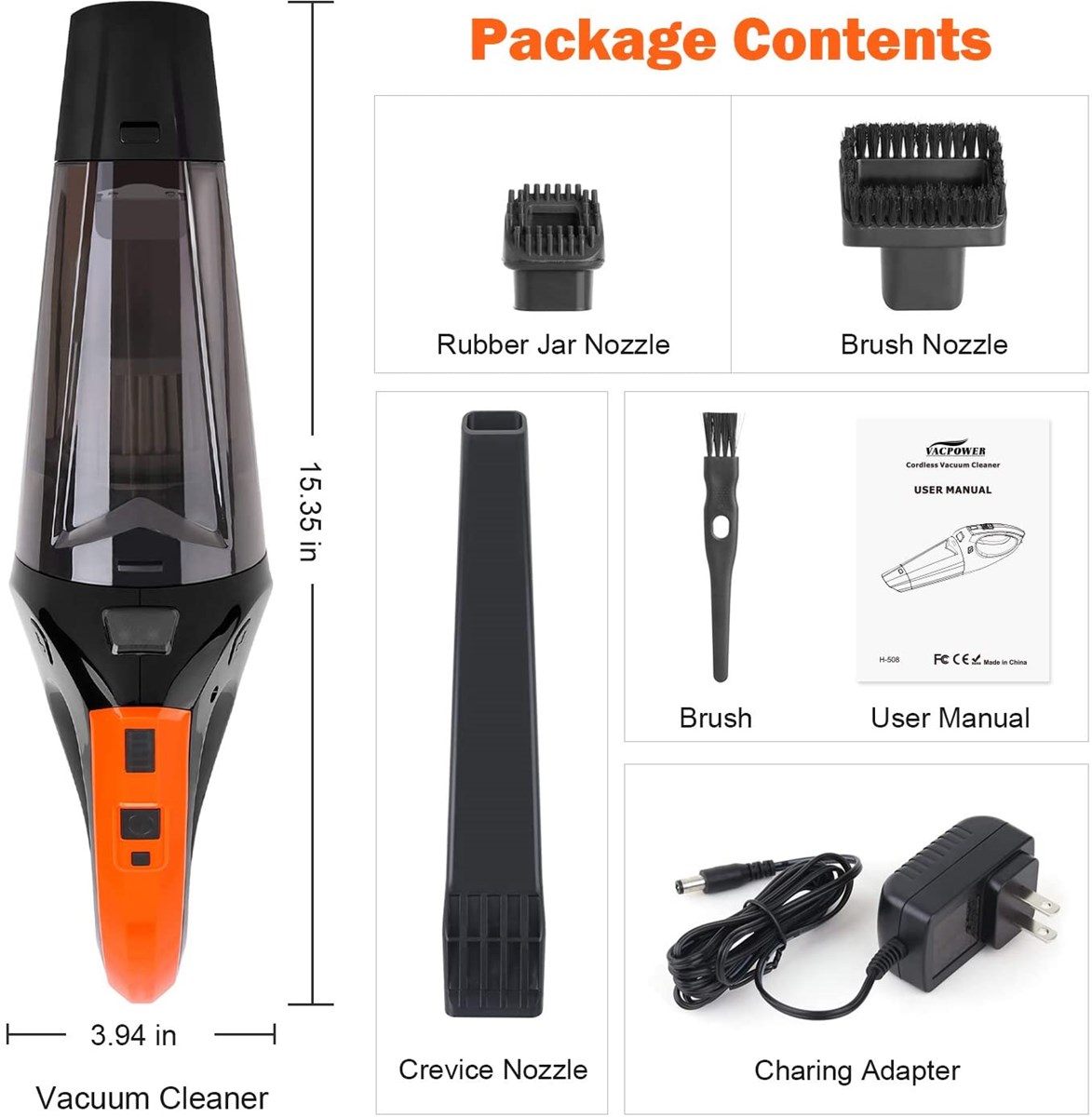 Mini High Wireless vacuum cleaner Wet and Dry Cord Cordless Portable Car home hand held Vacuum dust catcher pet suction