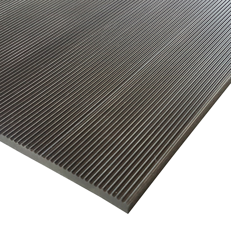 Fine Ribbed Rubber Flooring antislip rubber floor