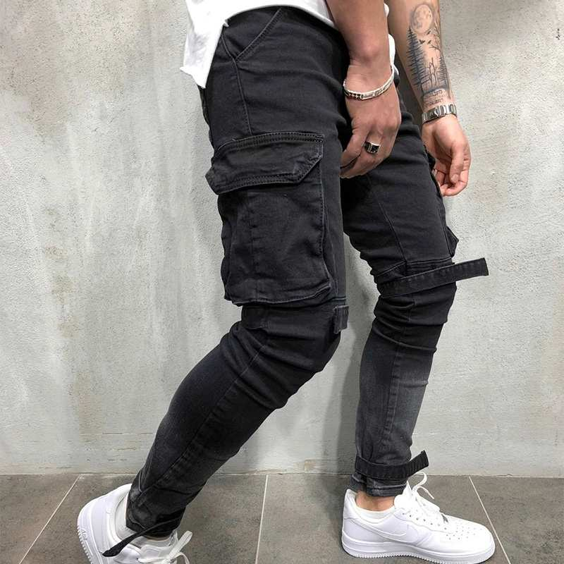 2021 Wholesale Mens Denim Jeans Fashionable Silm Fit Street Wear