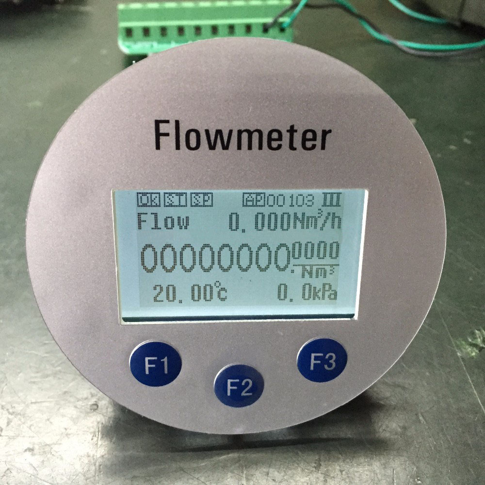 industrial natural gas flow measuring equipment gas roots flow meter converter part
