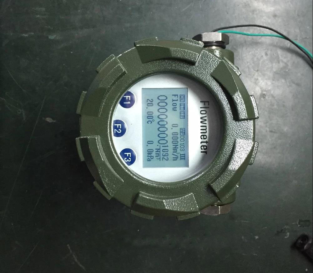 industrial natural gas flow measuring equipment gas roots flow meter converter part