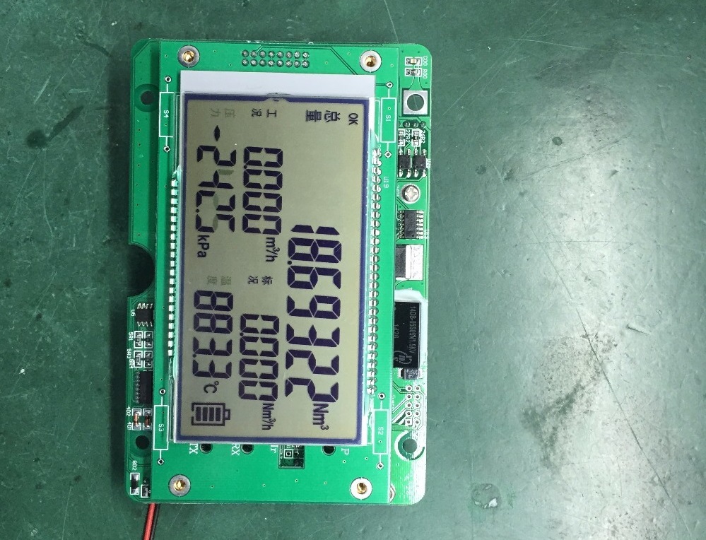 Square display Pulse output Square Display Gas Turbine Flow Meter converter integrated circuit