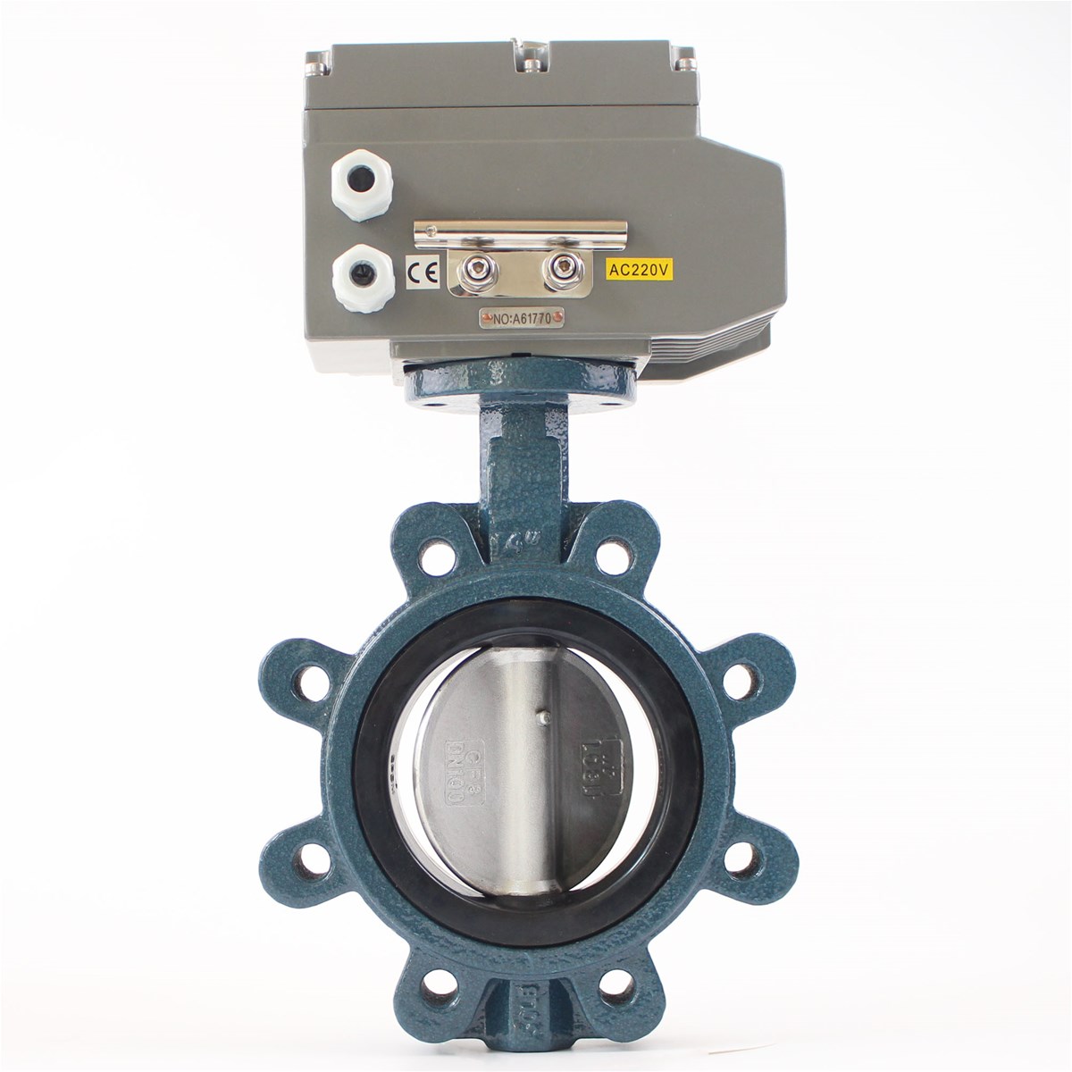 Lug Type Electric Actuated Butterfly Valve