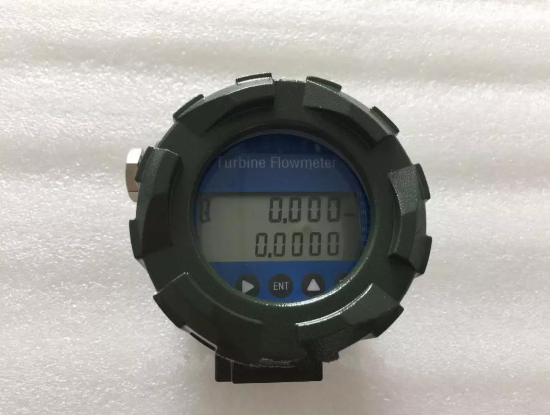 Chemical wastewater water Liquid Turbine Segmented display intelligent flow meter