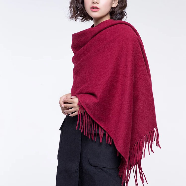 Factory supply fashion classical viscose wool scarf