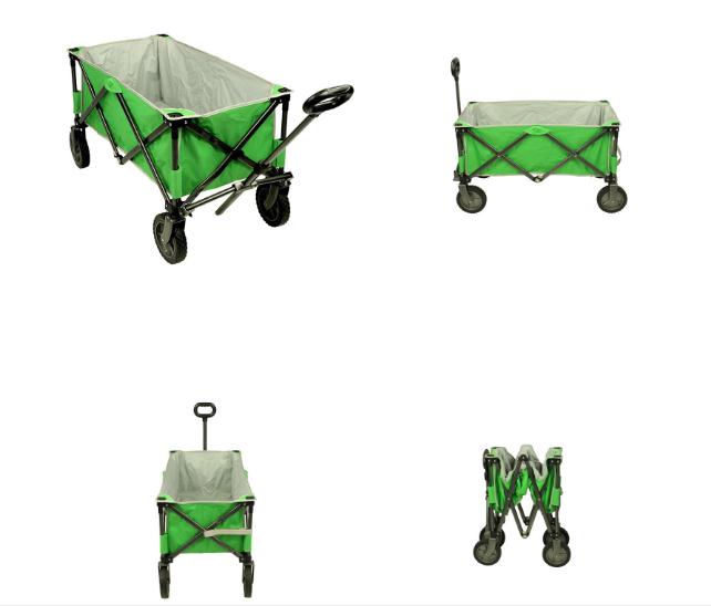 Supply the americas Manufacturer wholesale single layer cloth handpulled outdoor tool car fishing tool car wheel barrow