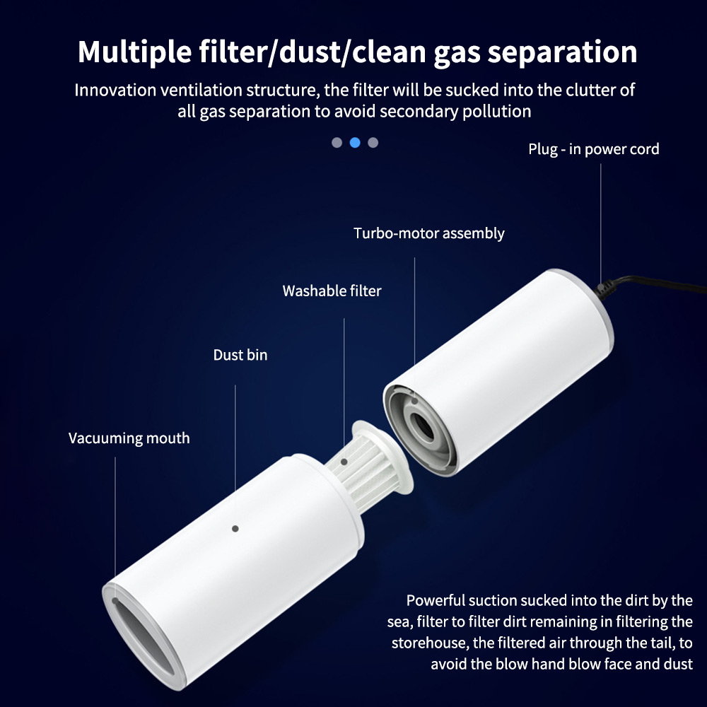 Car Vacuum Cleaner Portable Wired Light Handheld 120W Vacuum Cleaner Mini Vacuum Cleaners for Car