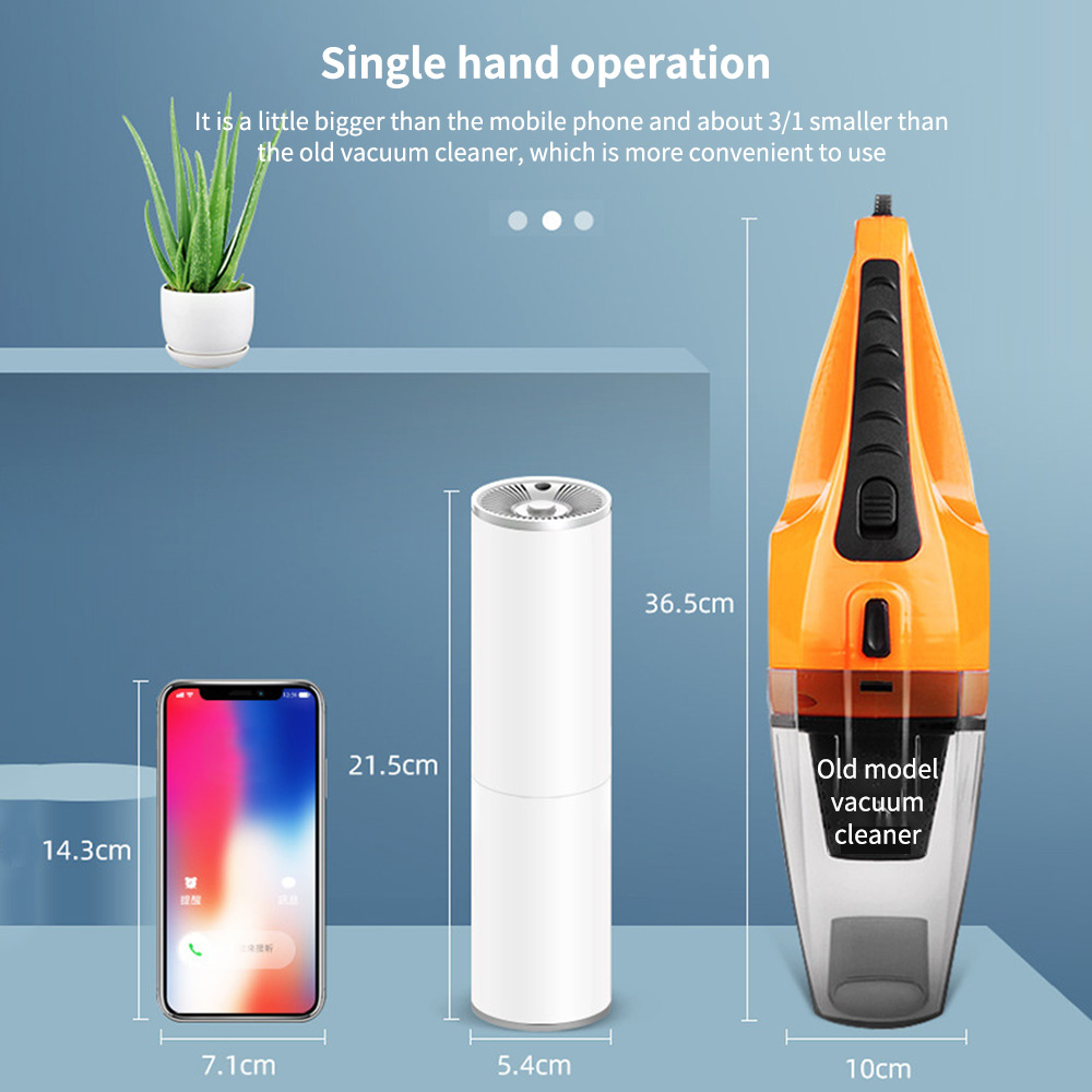 Car Vacuum Cleaner Portable Wired Light Handheld 120W Vacuum Cleaner Mini Vacuum Cleaners for Car