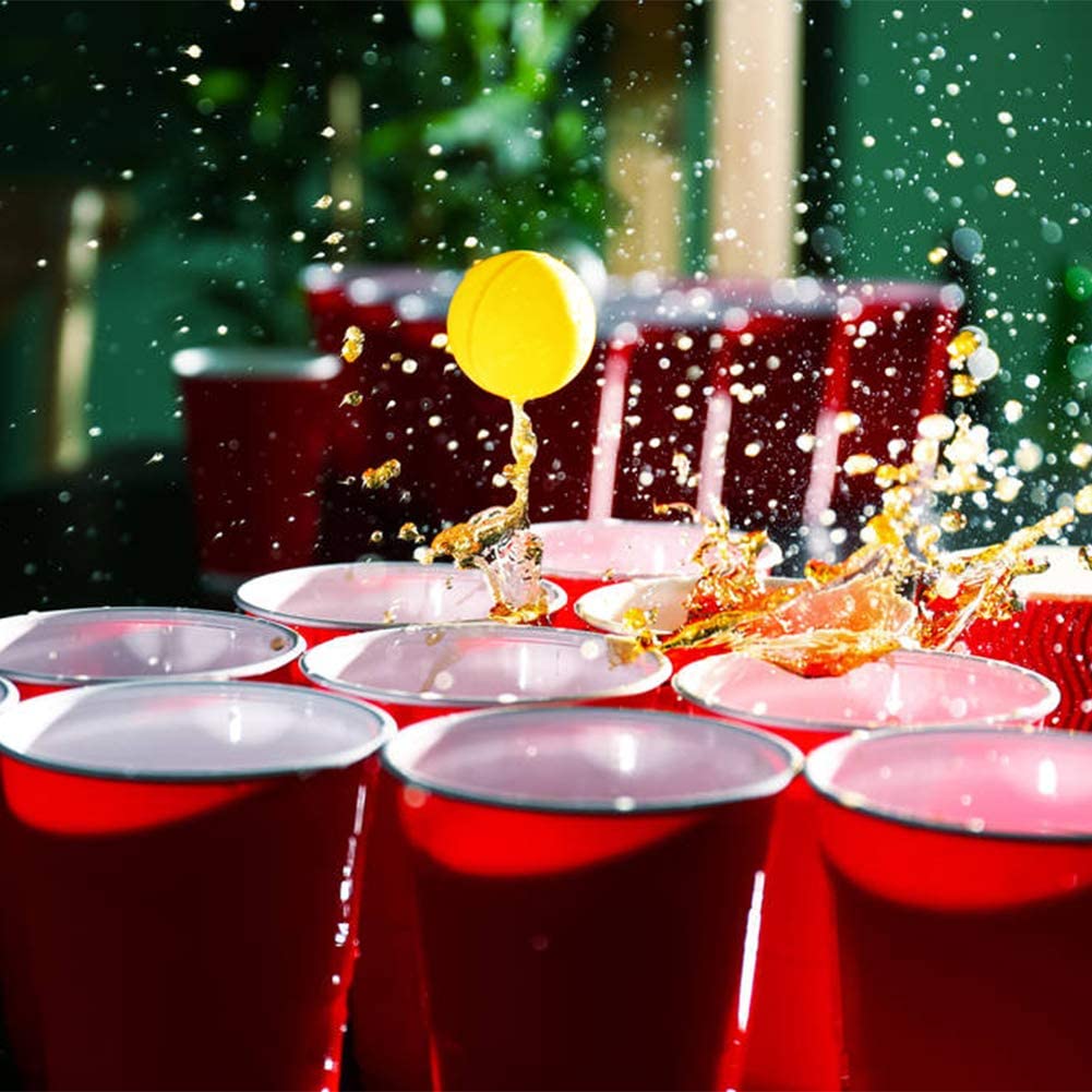 16OZ Beer solo Plastic Cups and Balls Beer Pong Game Set Plastic Cup Set