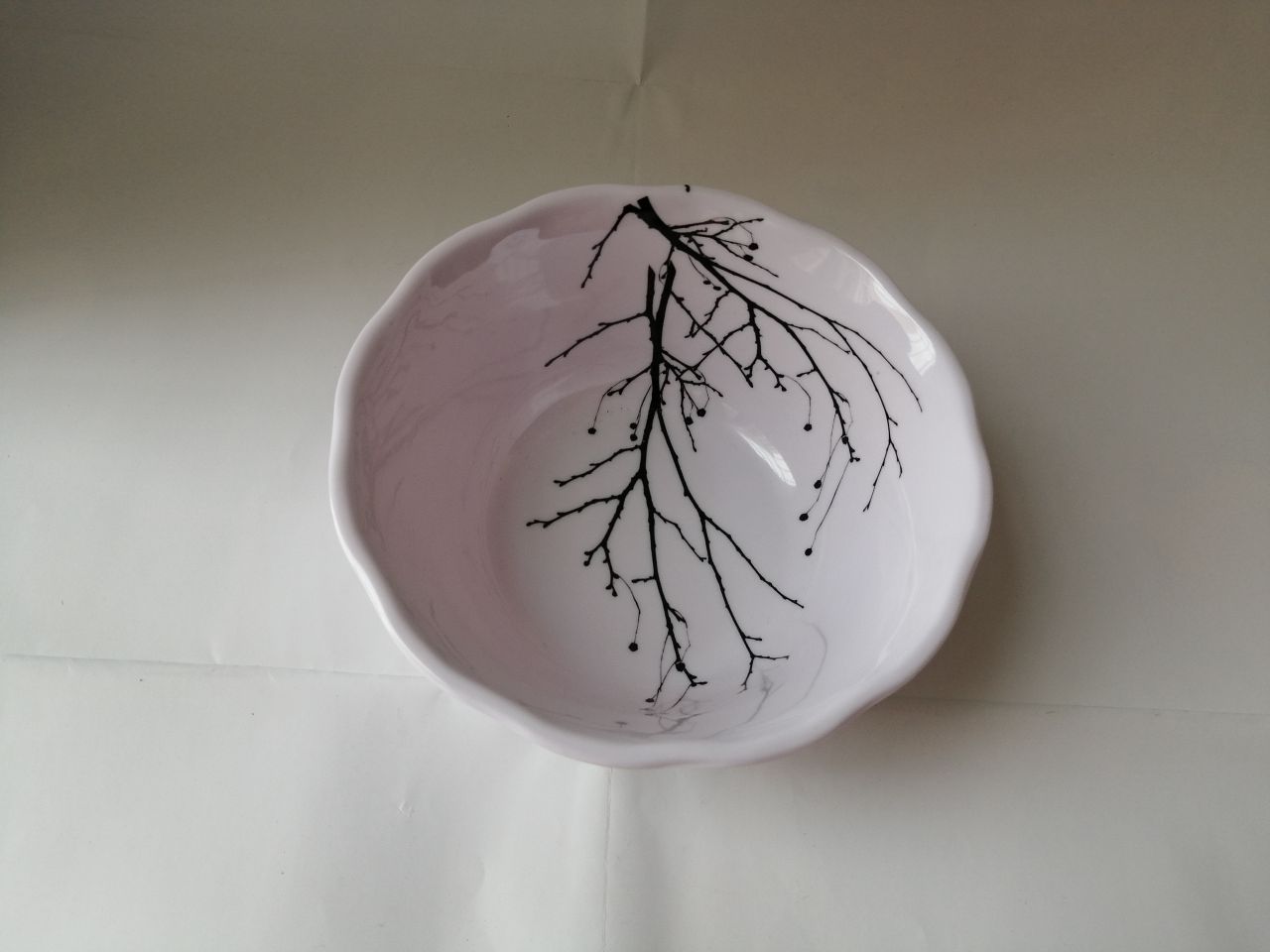 melamine bowl wave edge bowl6in salad