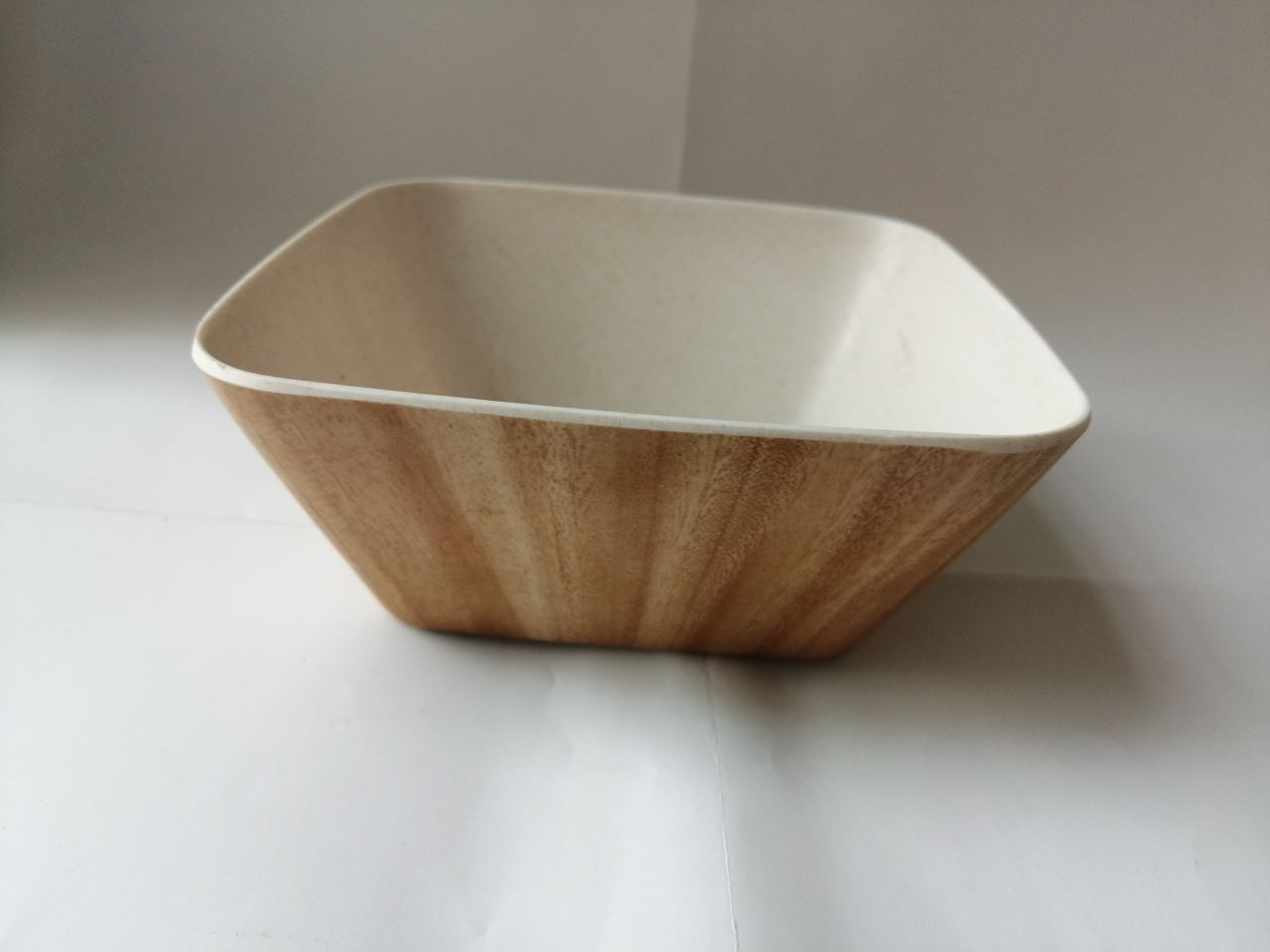 6in melamine with bamboo square bowl salad bowlcan accept customerized