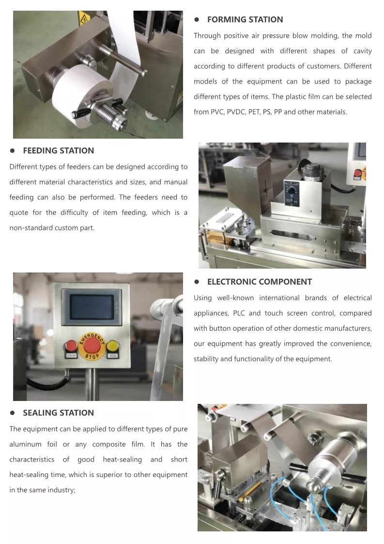 Small Automatic Tablet Capsule Blister Packing Machine Price