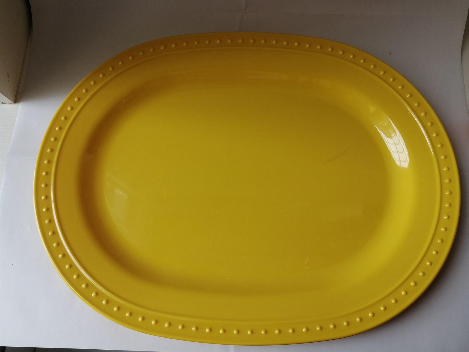 melamine big platter serving platter oval plain color