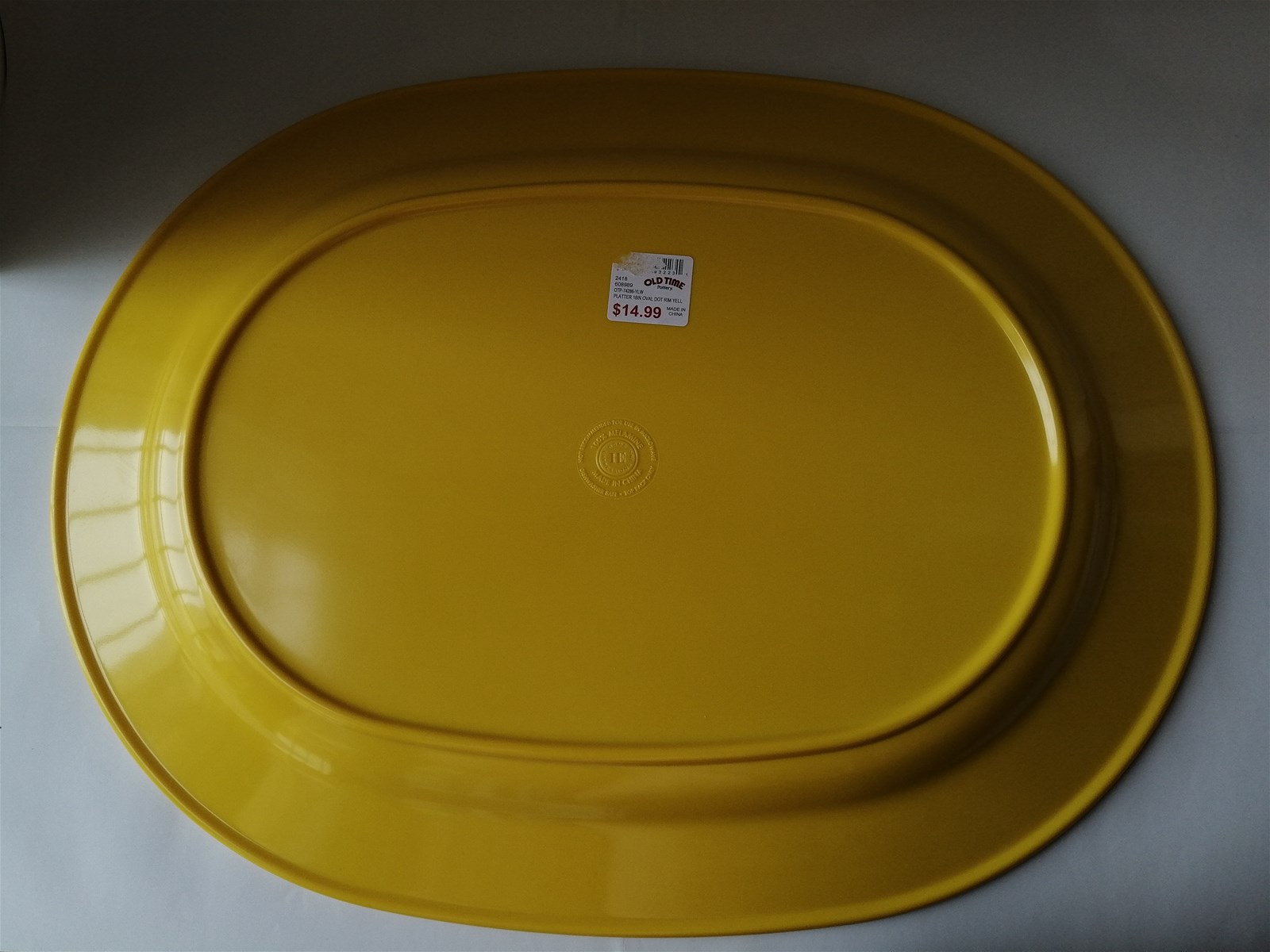 melamine big platter serving platter oval plain color