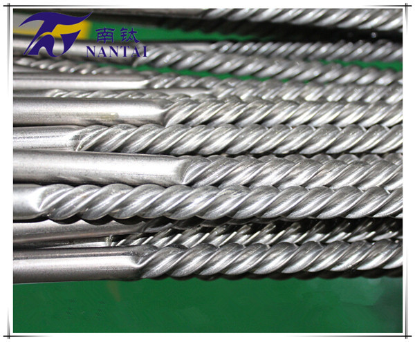 Titanium corrugated tube 1 Rare material 2 High efficiently tube 3 Strong anticorrosion 4 Beautiful function