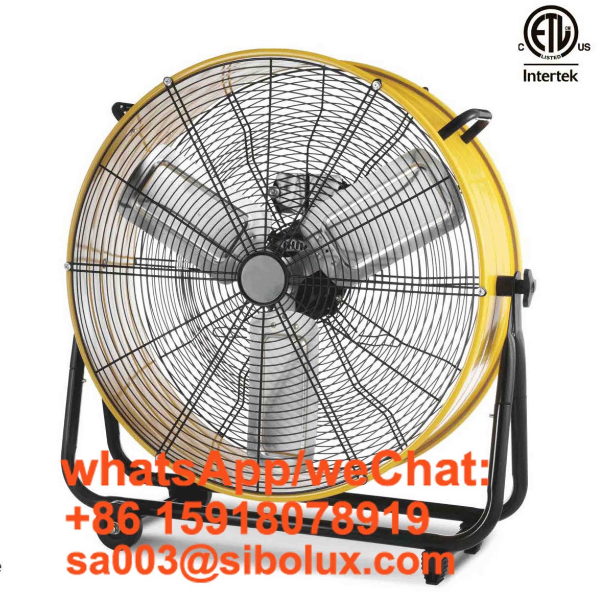 30inch 36 inch metal Floor Drum Fan Direct Drive Heavy Duty Industrial Fan with wheel Ventilador