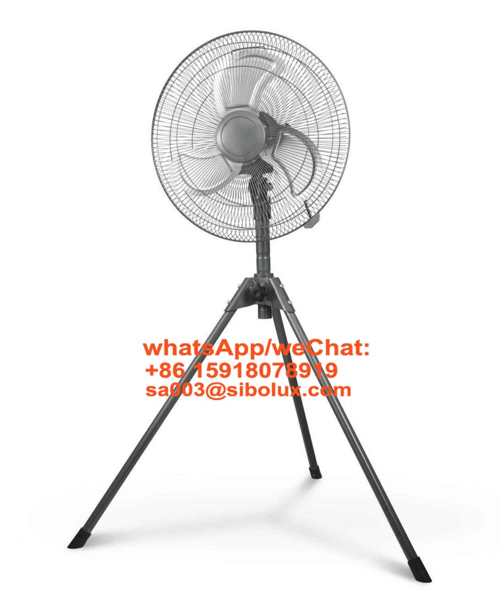 18inch SIBOLUX 3 Speeds Portable Fan Scorpoin Base with Castors Auto Oscillation Metal Industrial Fan Wheel base