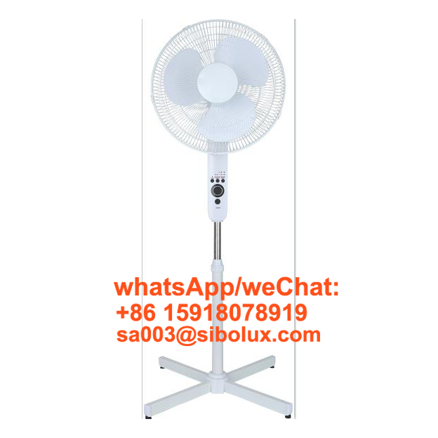 popular 16inch remote control electric oscillating plastic stand fan for Europe market