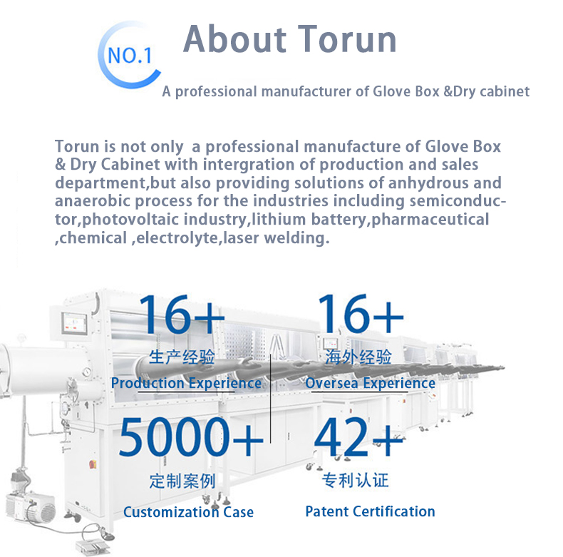 China Torun transition cabinet laboratory stainless steel vacuum glove box