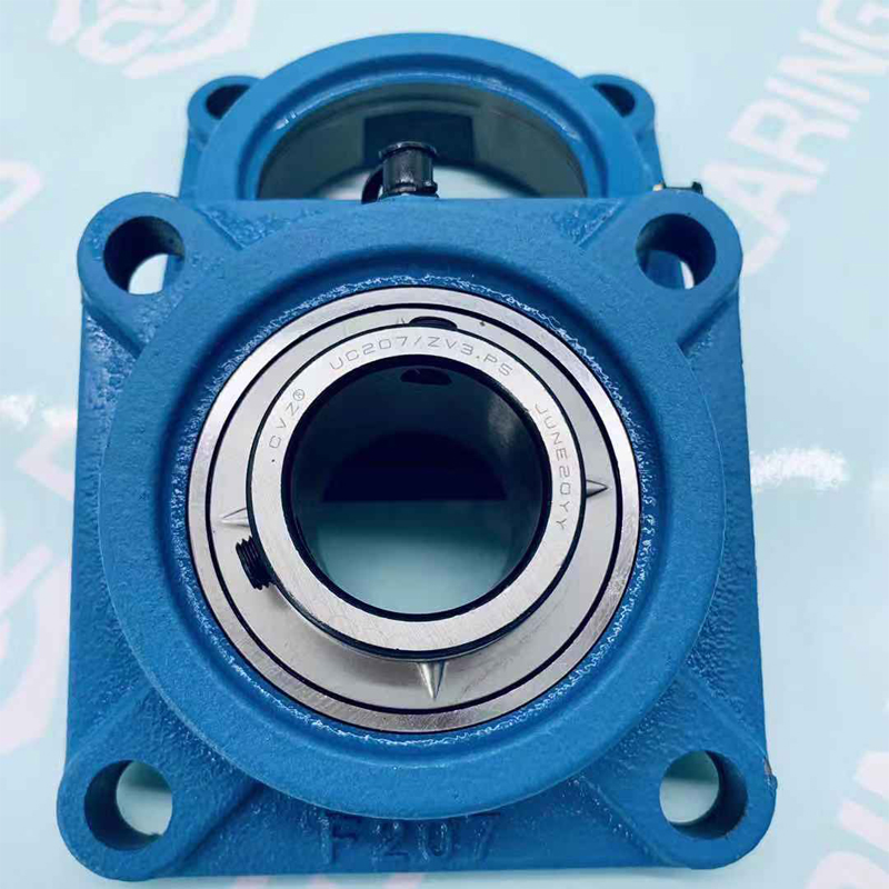 China Factory Hot Sale Cast Iron Ball Flanged Housing Pillow Block Bearing UCF207