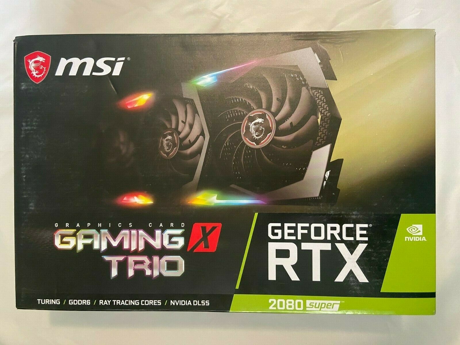 MSI NVIDIA GeForce RTX 2080 SUPER GAMING X TRIO 8GB GDDR6 Graphics Card