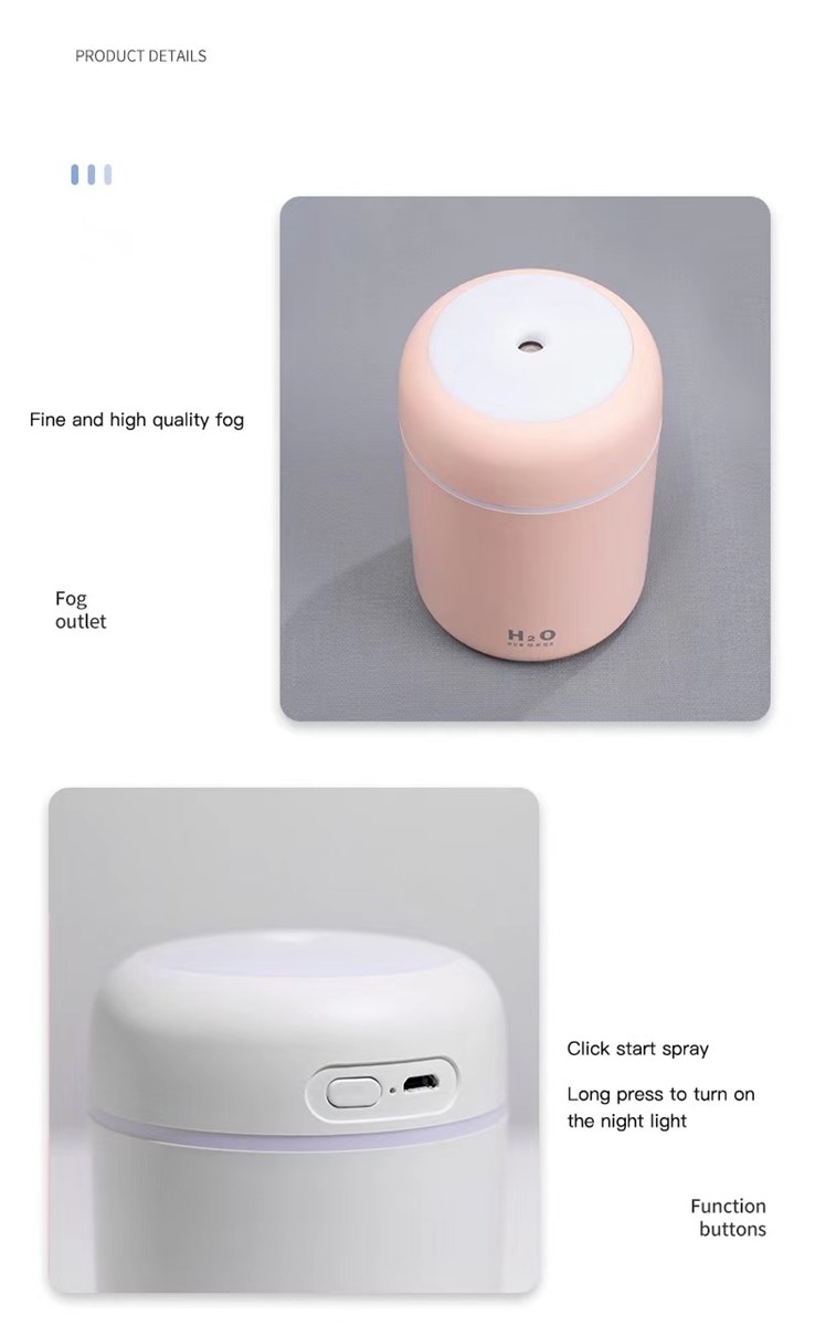 2021 Hot Selling Desktop Car Portable Humidifier Mini For Table and Car