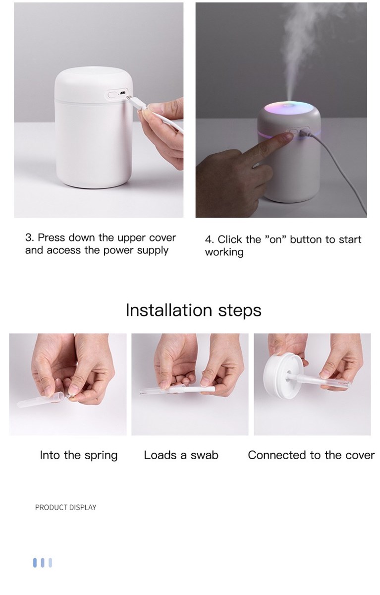 2021 Hot Selling Desktop Car Portable Humidifier Mini For Table and Car