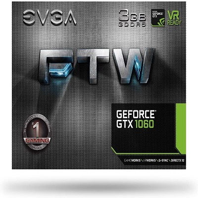 Quality Brand EVGA GeForce GTX 1060 3GB FTW GAMING ACX 30 3GB GDDR5 LED DX12 OSD Support Graphic Cards 03GP46168K