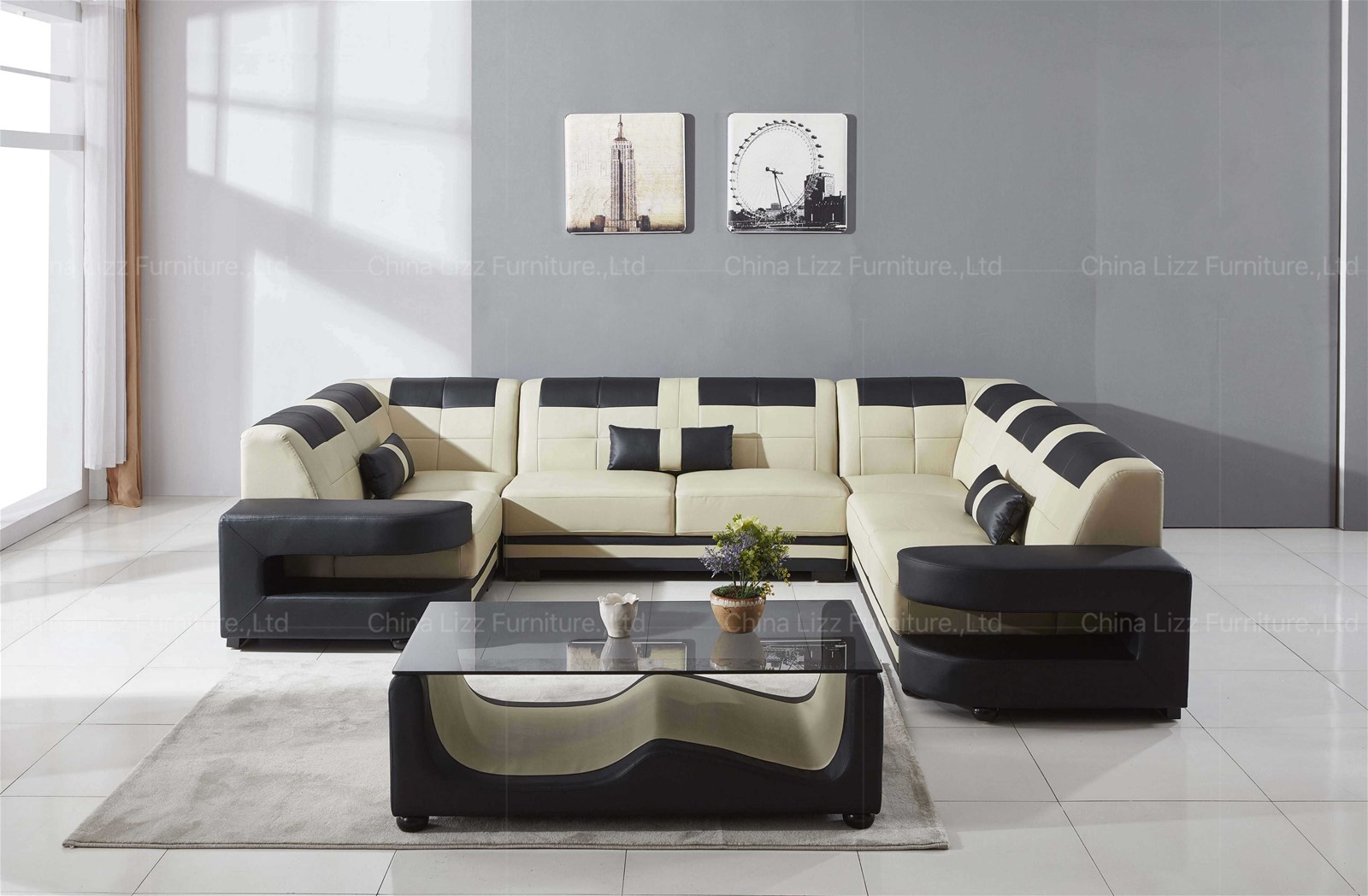 Luxurious large modern sofas and sectional for living rooms