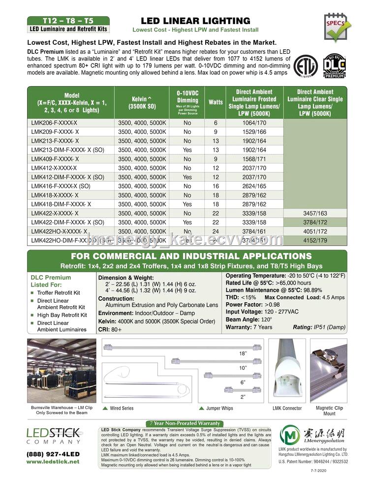 New Patented Commercial Smart LED Linear Light