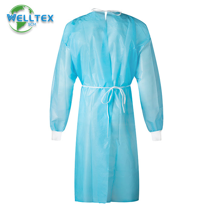 Disposable Isolation Gowns waterproof Breathable AAMI 2 disposable gowns medical isolation gowns